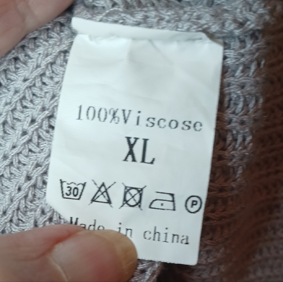 NWOT Gray Knit Camisole Size XL - Picture 3 of 5